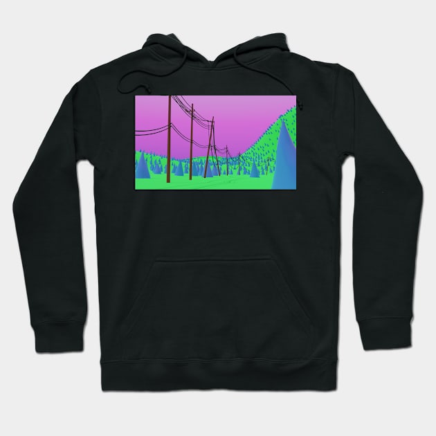 Line Height Hoodie by Bruce Brotherton